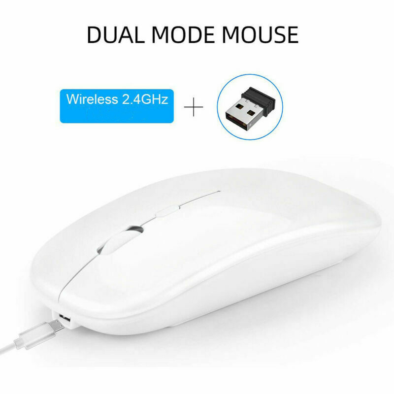 rechargeable wireless silent mouse 2 4g portable usb optical wireless computer mice for laptop without driver installation details 3