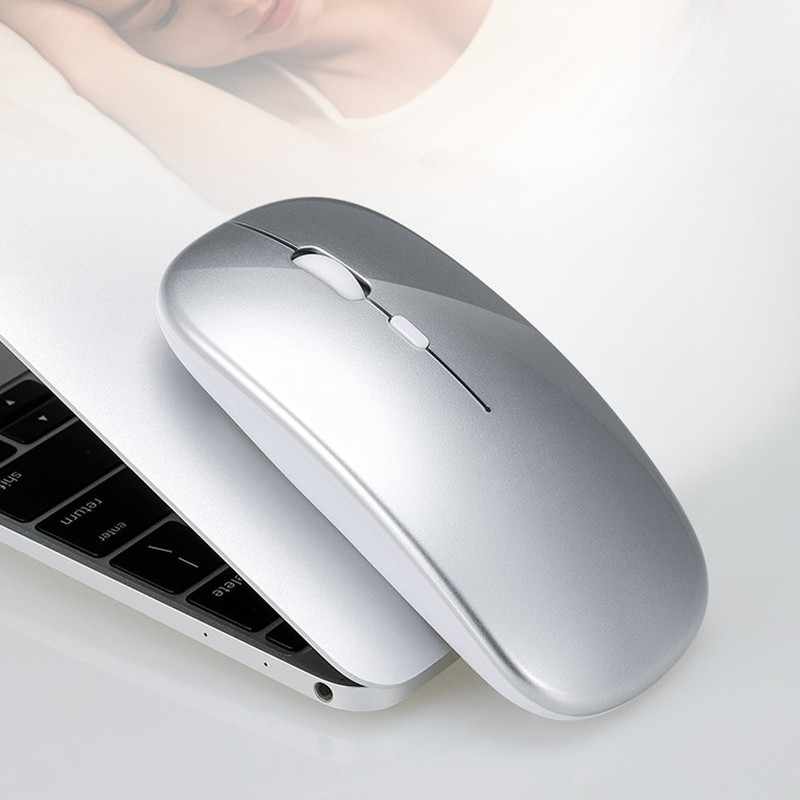 rechargeable wireless silent mouse 2 4g portable usb optical wireless computer mice for laptop without driver installation details 4