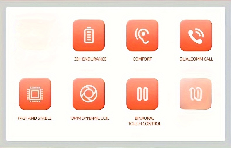 wireless earphone wireless 5 3 headphones long time   stereo wireless in ear headphones for iphone and android in ear headphones gaming   headset ear microphone details 2