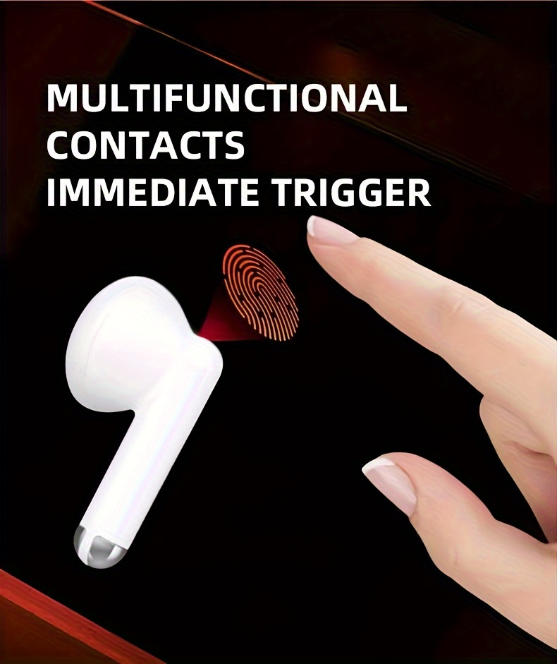 wireless earphone wireless 5 3 headphones long time   stereo wireless in ear headphones for iphone and android in ear headphones gaming   headset ear microphone details 6