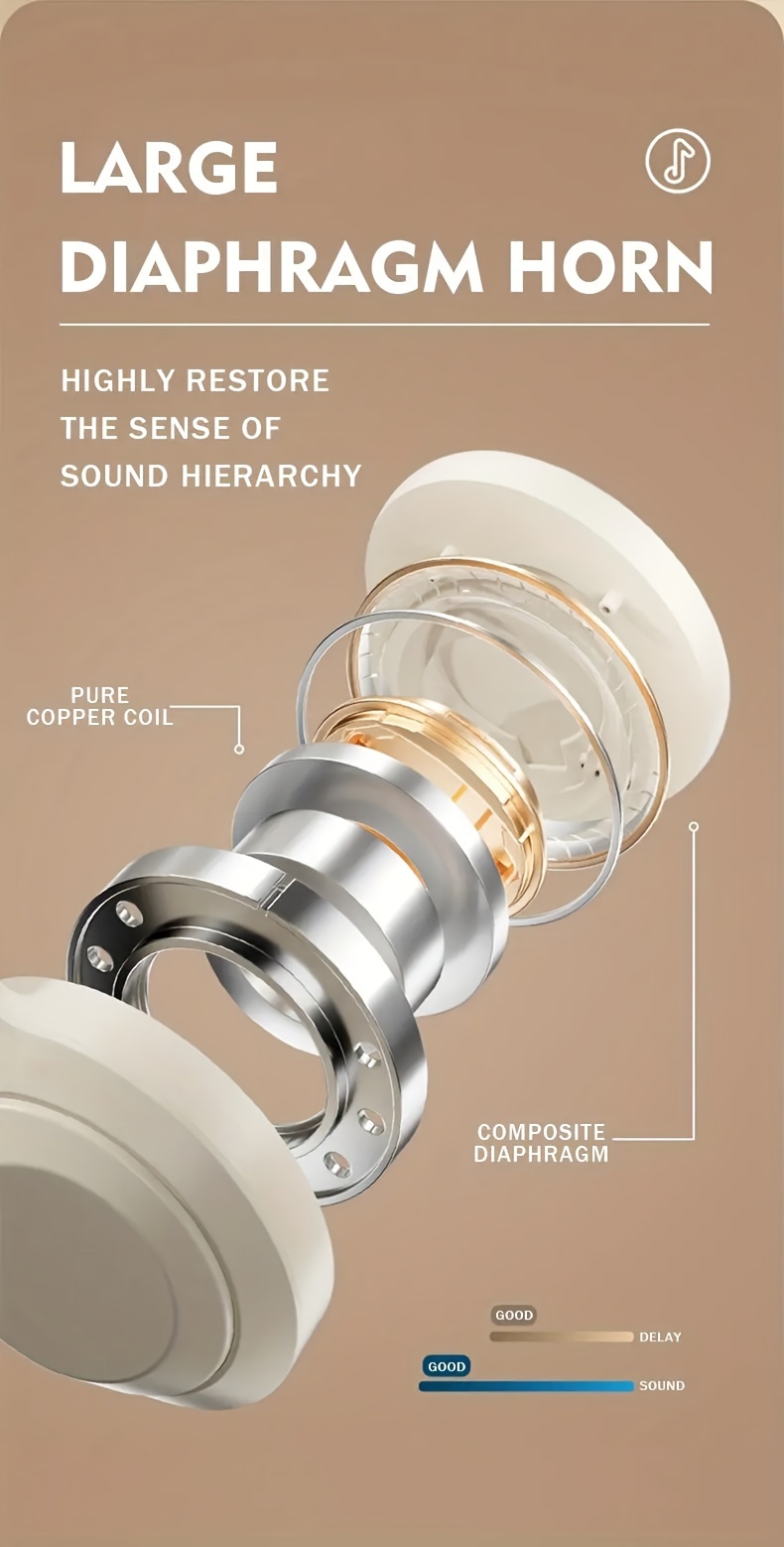 ear   wireless earphones folding soundproof metal earphones game low latency hifi call wireless earphones foldable portable passive   online courses   wheel cotton v5 3 hifi heavy bass long   long standby high   level covered ear wireless headset details 1