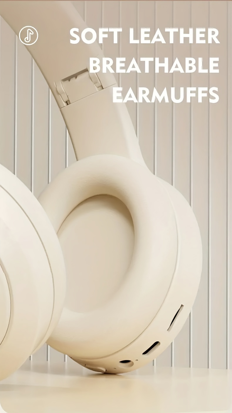 ear   wireless earphones folding soundproof metal earphones game low latency hifi call wireless earphones foldable portable passive   online courses   wheel cotton v5 3 hifi heavy bass long   long standby high   level covered ear wireless headset details 6