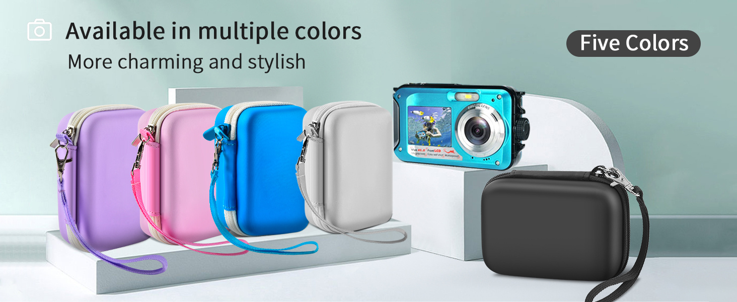 digital camera case compatible with for 21 pixels 2 rechargeable hd for 180 190 for dscw800 dscw830 digital camera with sd card and cable details 0