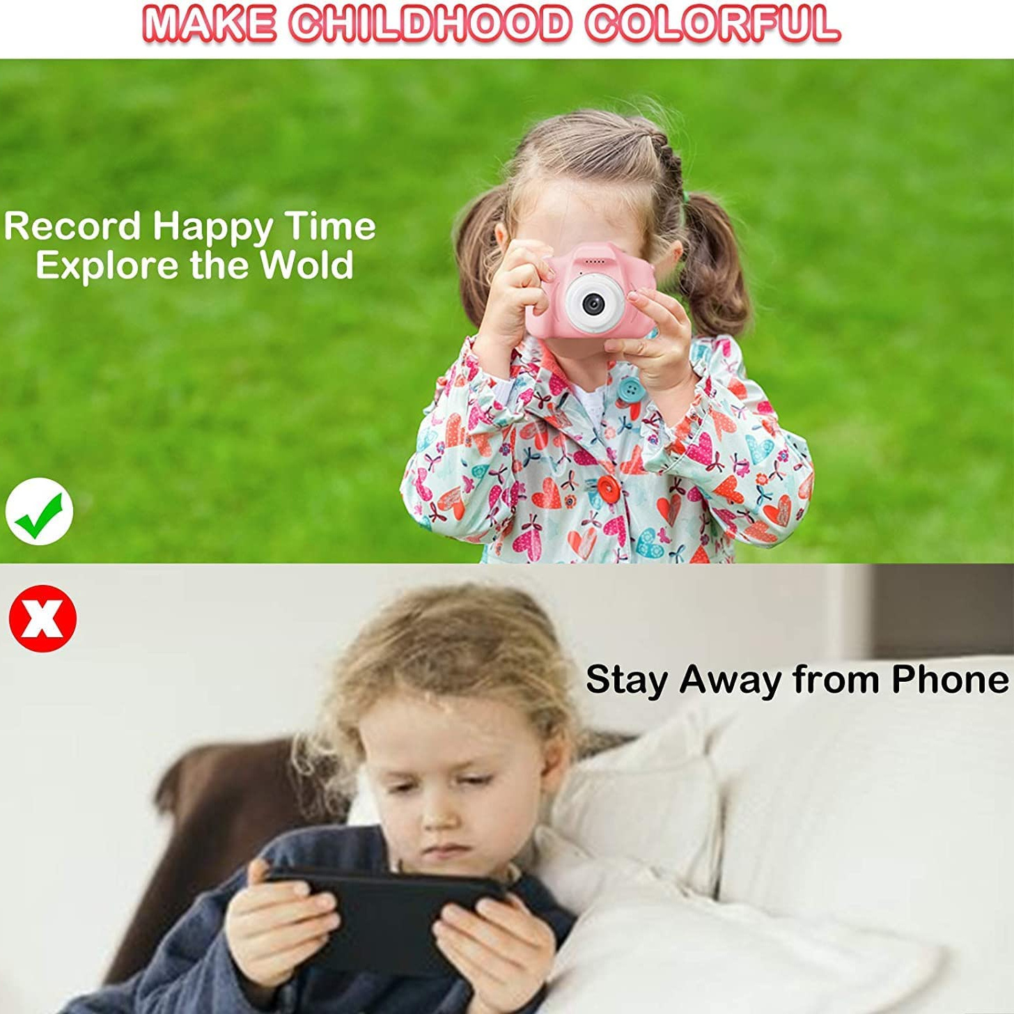 girls   camera toy christmas birthday gift   camera mini toy camera with 2 inch screen with 32gb card details 5